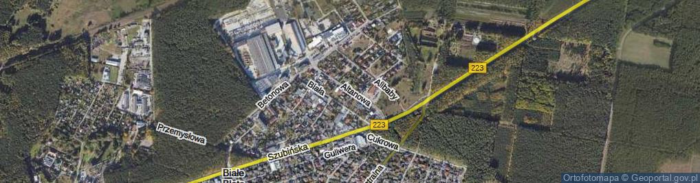 Zdjęcie satelitarne Altanowa ul.